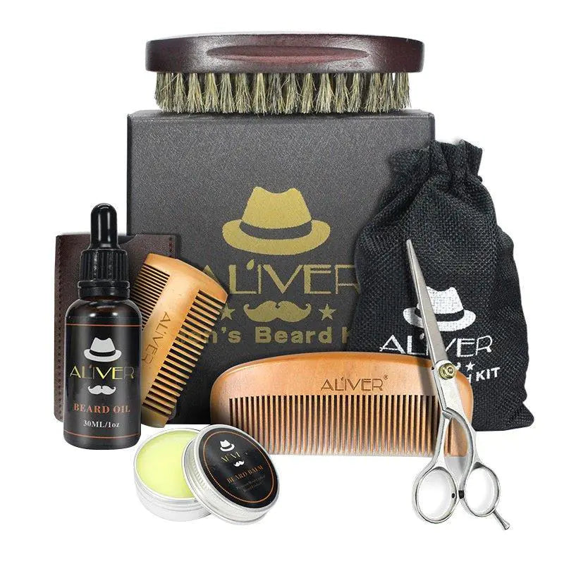 Beard Comb, Beard Balm, Grooming Tools Set