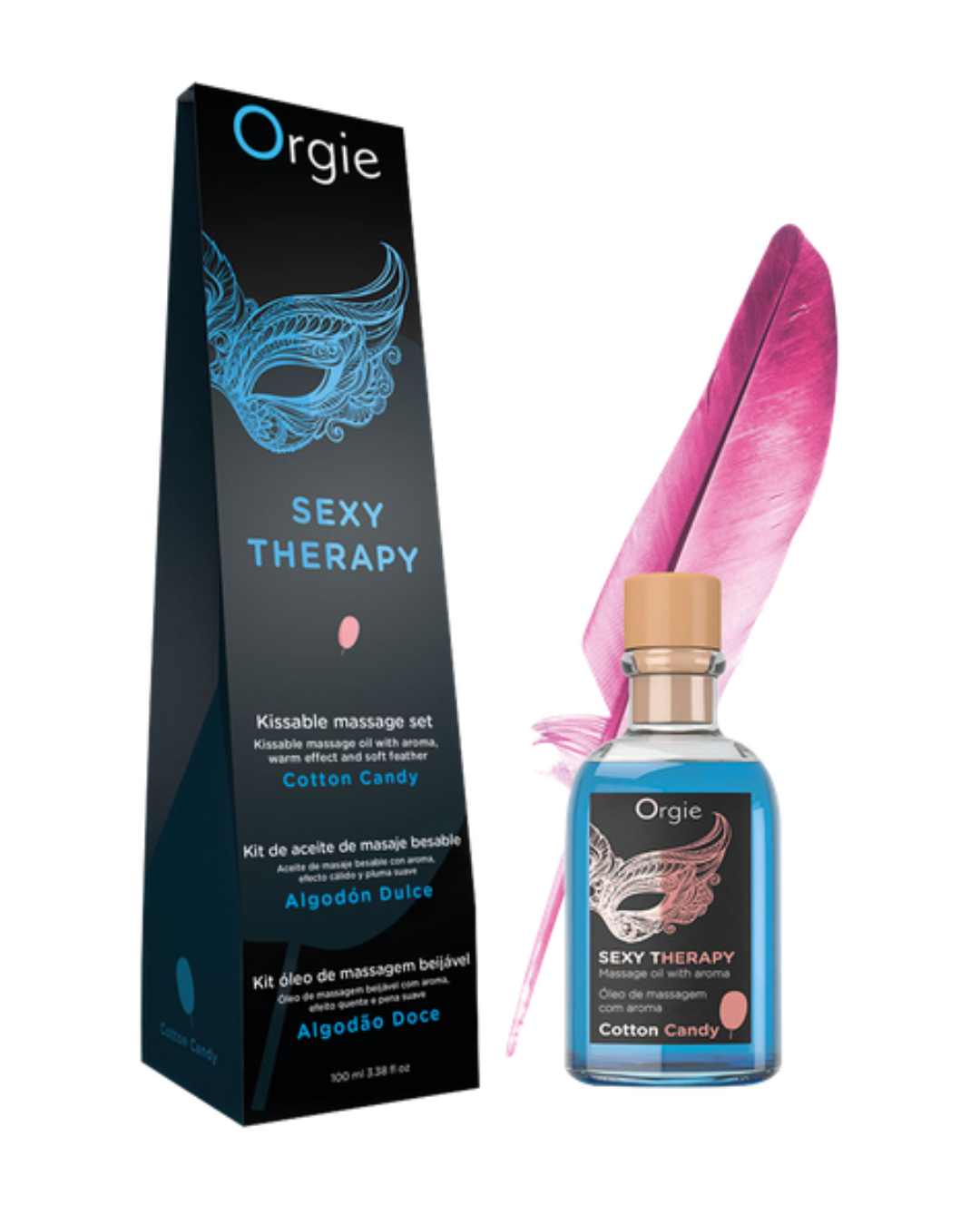 Orgie Lips Massage Kit - Cotton Candy