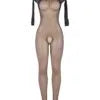 YesX- Fishnet Sparkly Bodystocking Up To 5XL