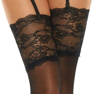 Beauty Night Romance Stockings Black
