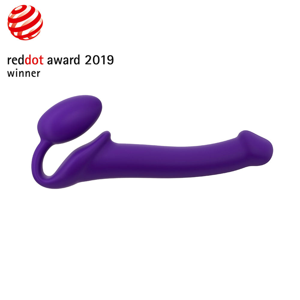 Strap On Me - Semi-Realistic Bendable Strap-On Purple - M