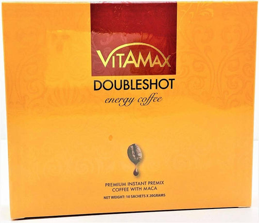 Vitamax 10 Sachets Doubleshot Coffee Energy