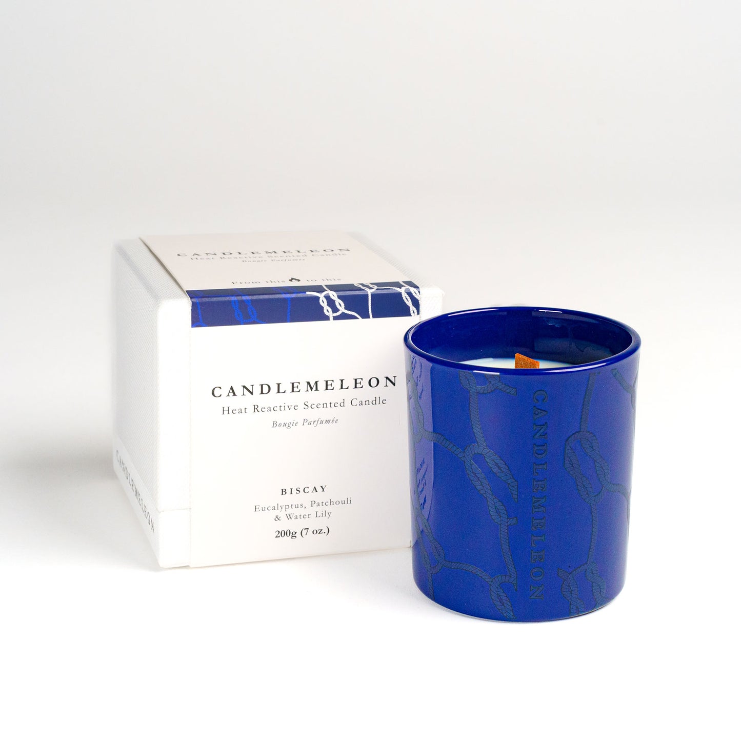 Candlemeleon-Biscay -Eucalyptus,Patchouli & Water Lily