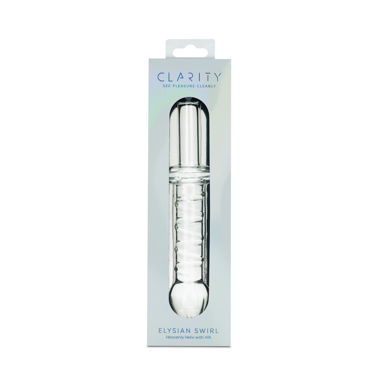 Clarity - Glass Dildo - Elysian Swirl