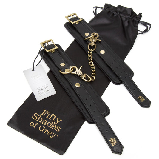 Fifty Shades of Grey Bound to You Wrist Cuffs