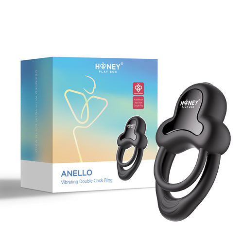 Honey Play Box â€“ Anello â€“ Vibrating Double Cock Ring with Clitoral Stimulator (App Controlled)