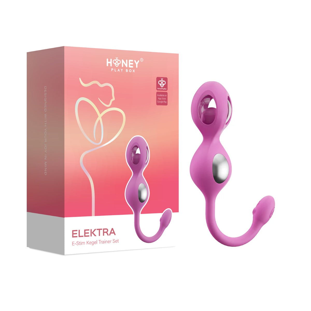 Honey Play Box â€“ Elektra â€“ E-Stim Kegel Training Set (App Controlled)
