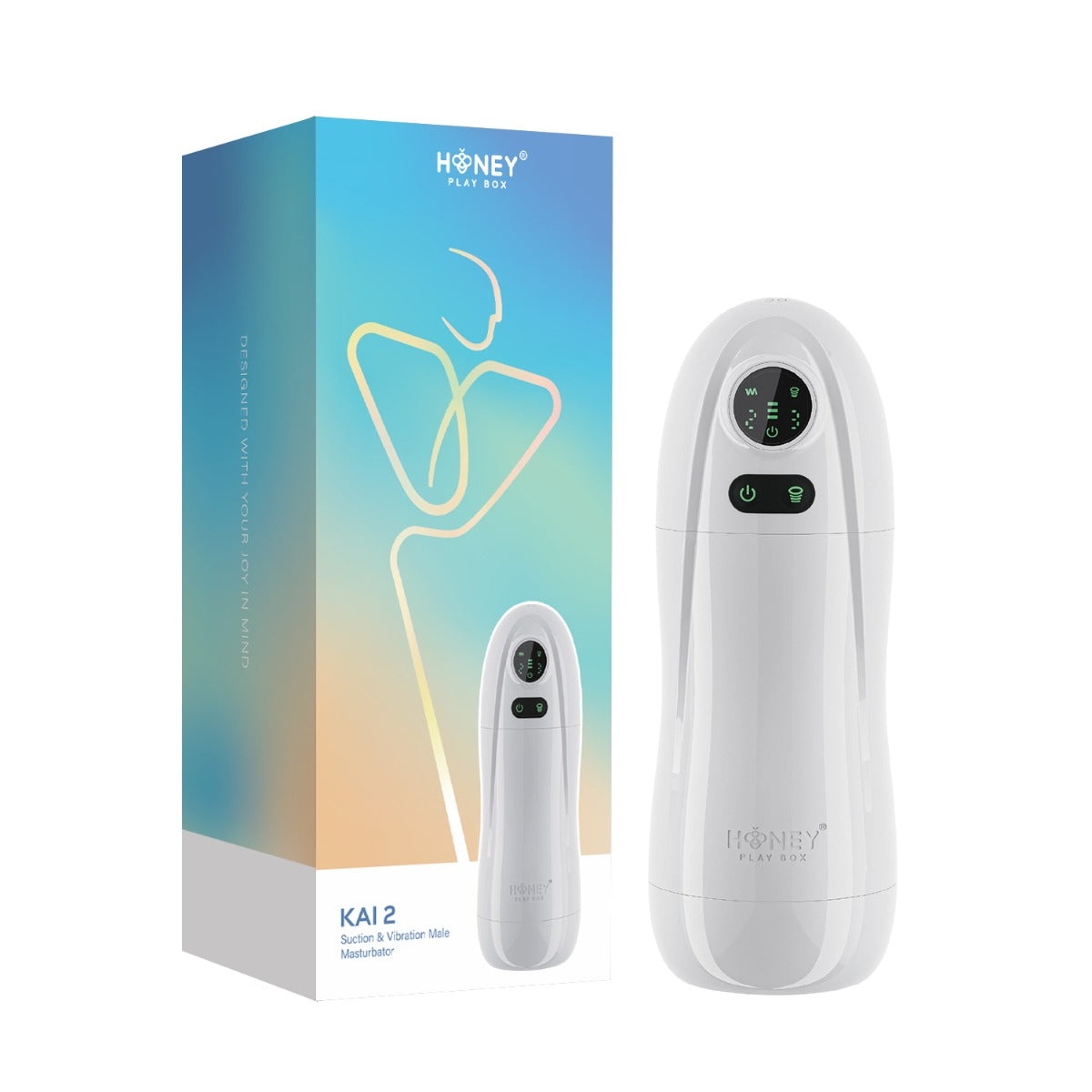 Honey Play Box â€“ Kai 2 â€“ Automatic Sucking & Vibrating Male Masturbator