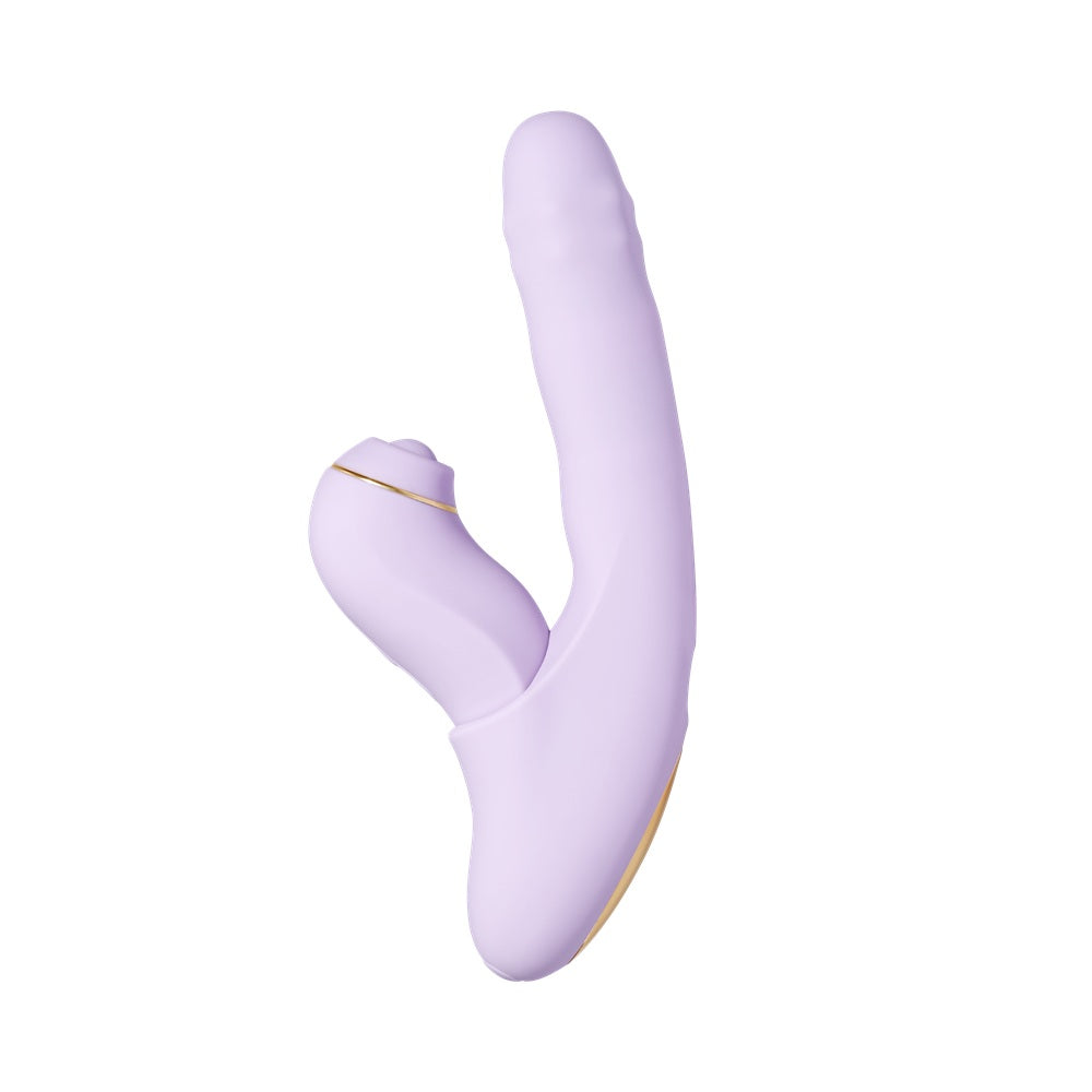 Svakom Duoglow lilac 2-in-1 vibrator with stimulator