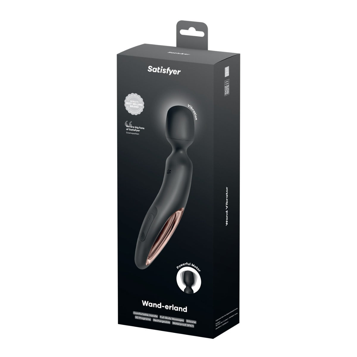 Satisfyer Wand-erland - Black/Rose Gold